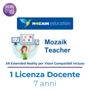 Mozaik TEACHER – Licenza Utente/Docente - Abbonamento 7...