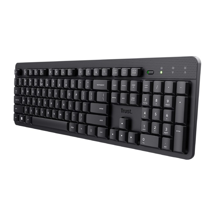 Tastiera IT - Trust Ody II - Wireless Silent -...