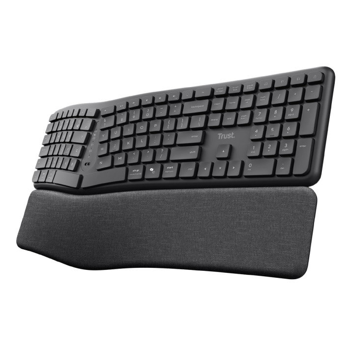 Tastiera IT - Trust Keyra - Ergonomica...