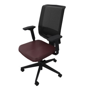 Sedia Operativa Reply Air su Ruote - Colore Sedile Red...