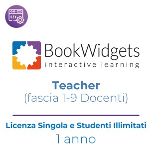 BookWidgets Teacher - Licenza Singolo Docente (Fascia 1-9...