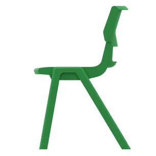 Sedia One Piece Postura+ / Altezza Seduta 38 cm - Colore Scocca Verde ForestGreen 2