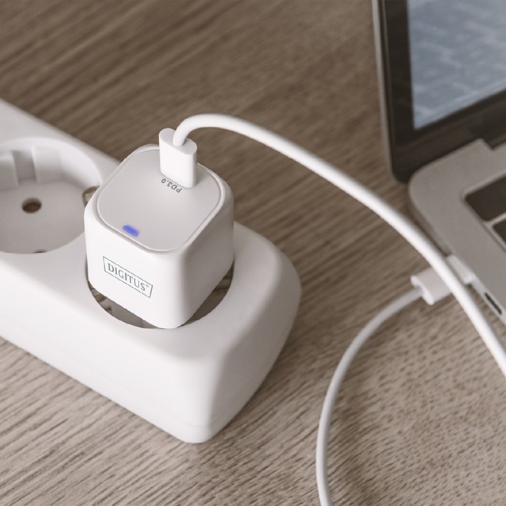 Mini Adattatore di Ricarica USB C - 20 W - Bianco