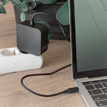 Caricatore per Notebook USB C - 65 W - con Cavo - Nero