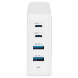 Adattatore di Ricarica a 4 Porte USB ( 2x USB-A, 2x USB-C ) - Universale - 100 W - Bianco