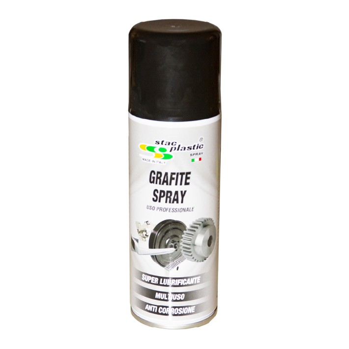 Spray Lubrificante Grafite - Multiuso - Anti Corrosione - senza Olio - 200 ml