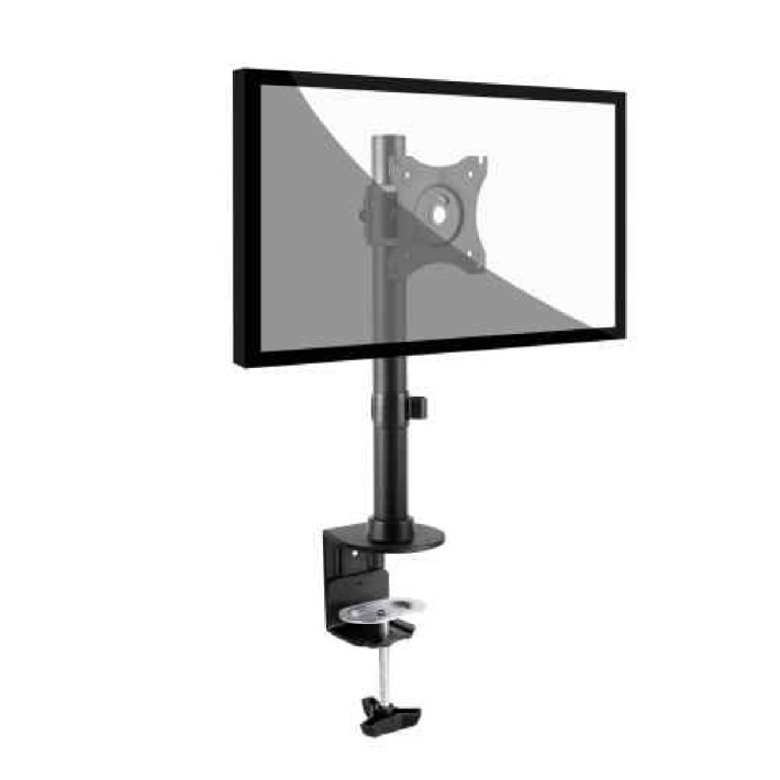 Braccio Supporto per 2 Monitor - da Tavolo - con Morsa - fino a 8 Kg - 3 Snodi