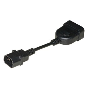 Cavo per UPS - con Presa Tripolare Italiana Femmina 10A/16A - con Connettore Maschio C14 2