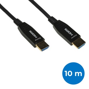 Cavo Ibrido Fibra Ottica AOC - per collegare 2 Dispositivi HDMI - Supporta 4K - 10 m
