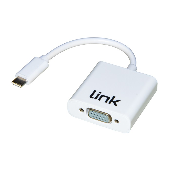 Adattatore - da Usb C Maschio a VGA Femmina - Bianco