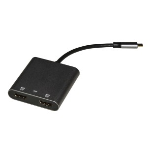 Adattatore - Usb C Maschio - con 2 Porte HDMI