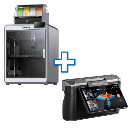 BUNDLE SHAREBOT STAMPANTE 3DWAVE + SCANNER MIRACOPRO