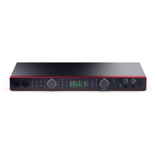 Scheda Audio - Focusrite Scarlett 18i20 4th gen - con Preamplificatori - Funzione Air - con Cavo IEC e USB