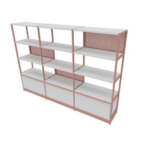 Libreria Combus Modello 2 in Melaminico - Dimensioni 240...
