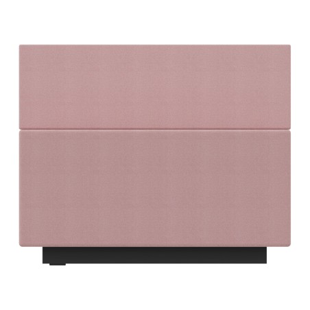 C2100244V04 Pouf Jazz in Tessuto Era con Schienale e Base Rettangolare - Dimensioni 80 x 60...