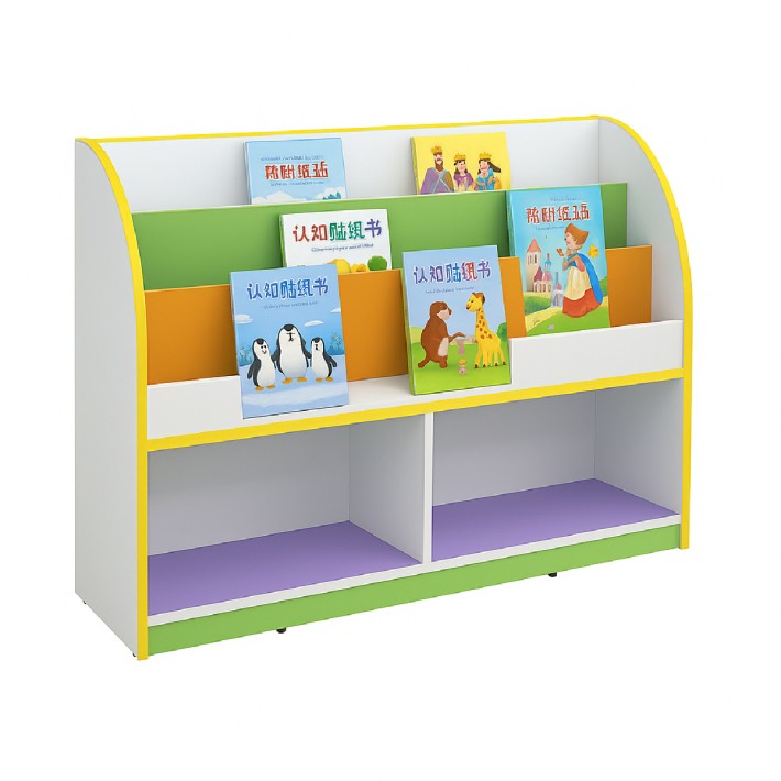 Libreria Infanzia in Legno con 5 Scomparti -...