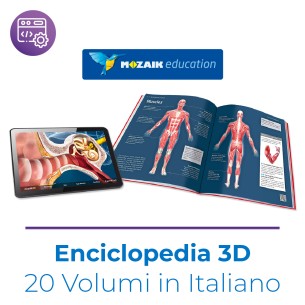 MOZAIK EDUCATION Enciclopedia 3D - 20 Volumi in Italiano...