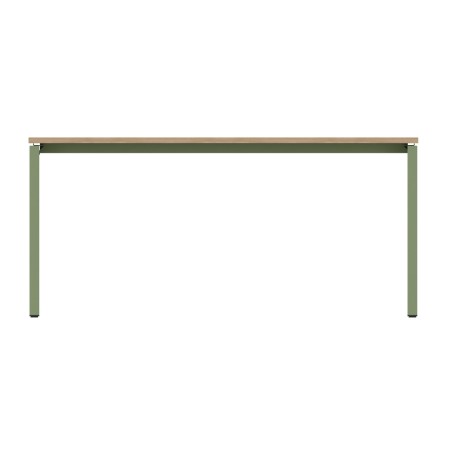 Tavolo Nova U in Melaminico - Dimensioni 160 x 80 x 74 cm – Colore Piano Acacia – Colore...