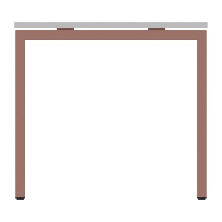 Tavolo Nova U in Melaminico - Dimensioni 160 x 80 x 74 cm – Colore Piano Bianco – Colore...