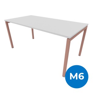 Tavolo Nova U in Melaminico  - Dimensioni 140 x 60 x 74...
