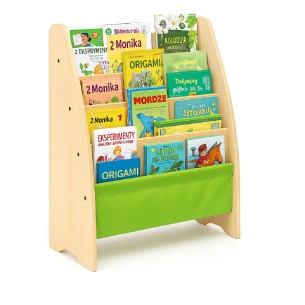 Libreria Infanzia in Legno e Stoffa - Dimensioni 72 x 38...