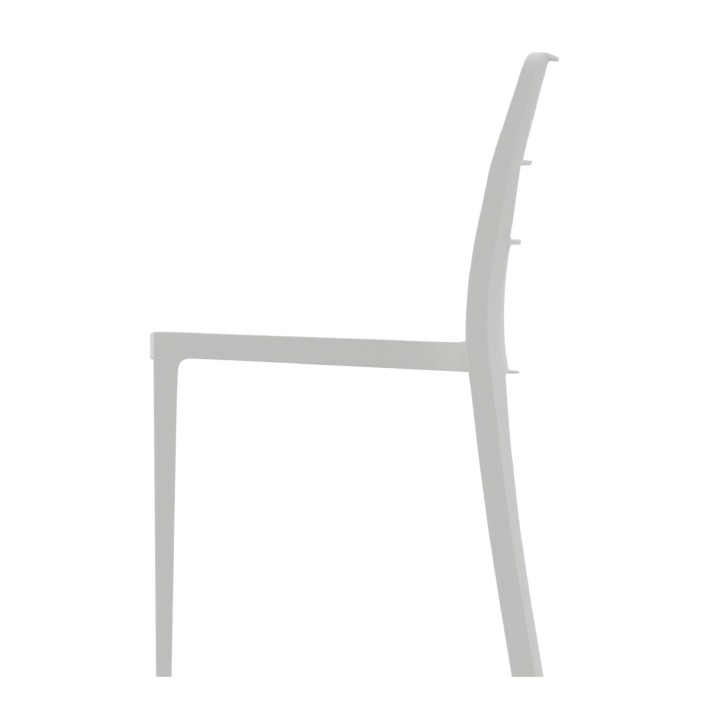 Sedia Sai in Tecnopolimero  - Altezza Seduta 46 cm - Colore Scocca Lino