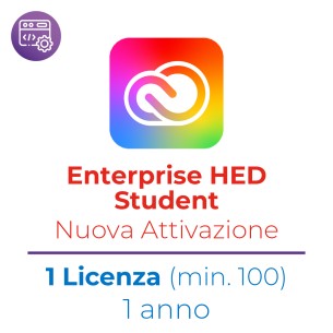 Creative Cloud Enterprise HED per Studenti (Minimo 100 Licenze) - Nuova Attivazione - VIP EDU - Prezzo a Licenza - 1 Anno