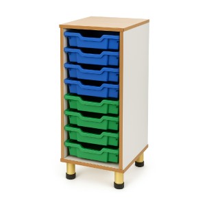 Cassettiera con 10 Cassette "Smile" - Dimensioni 38 x 45 x 100 cm