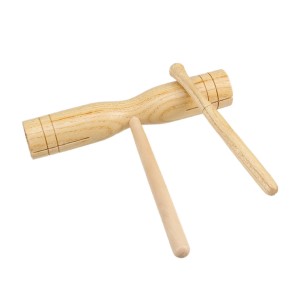 Blocco Bitonale in Legno con Battente - Dimensioni ø 4 x...