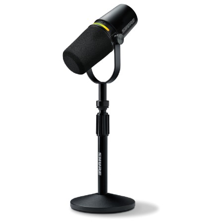 Microfono MV7 + Podcast Kit - con Cavo da Usb C a USB C - con Asta
