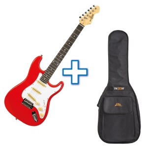 Eko Guitars - Chitarra Elettrica - ST-300 Fiesta Red -...