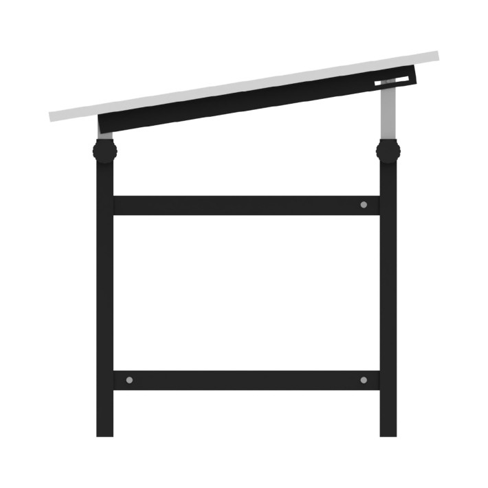 Tavolo Architetto QSA Telescopico con Piano in Melaminico - Dimensioni 80 x 140 cm - Altezza Regolabile 72/105 cm