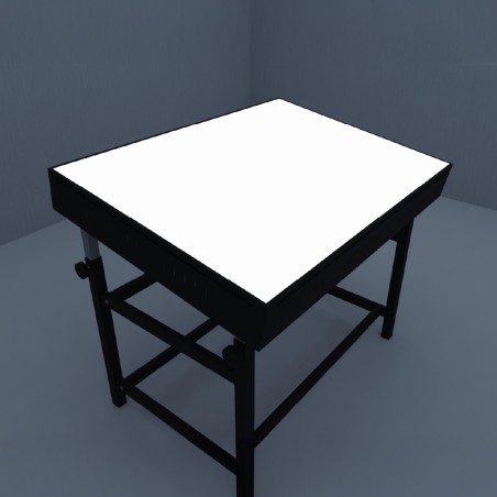 Tavolo Regolabile Architetto con Piano Luminoso Grapholux - Dimensione Piano 73 x 103 cm -...