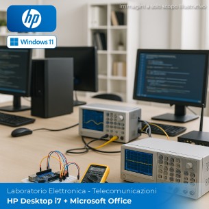Laboratorio di Informatica - Elettronica - Telecomunicazioni Desktop Pc HP I7 - Microsoft Office