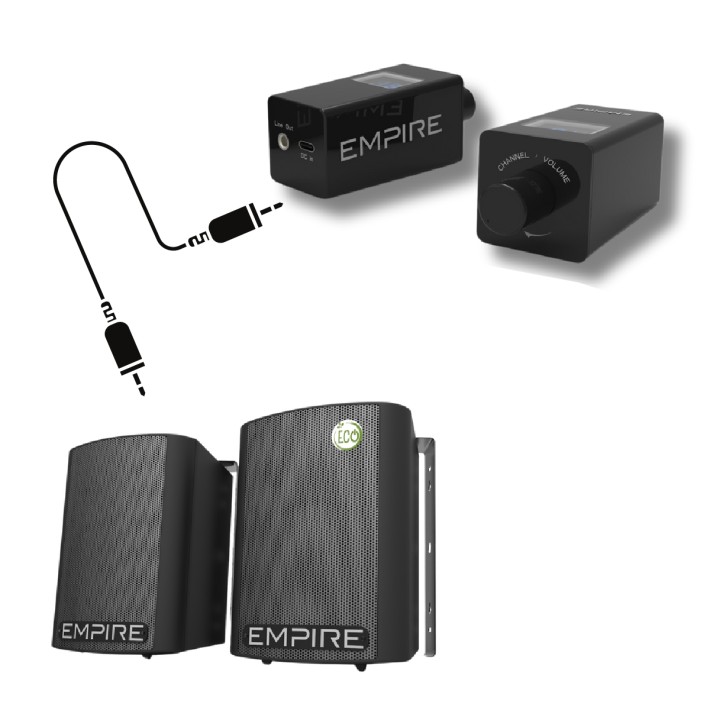 Trasmettitore + Ricevitore per impianti audio...