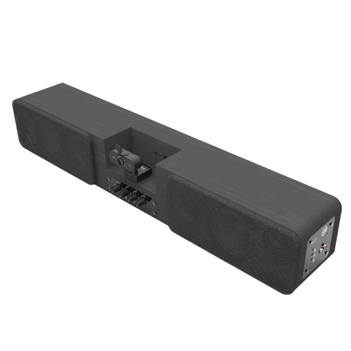 Soundbar preamplificata con webcam e 2 Radio...