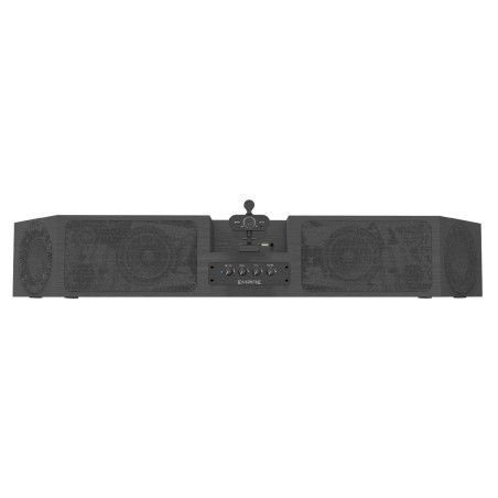 Soundbar con webcam e 4 radio microfoni da tavolo inclusi - Ideale per gruppi di lavoro o...