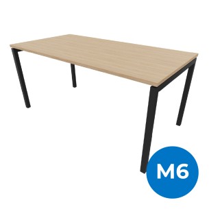 Tavolo Nova U in Melaminico - Dimensioni 160 x 80 x 74 cm...