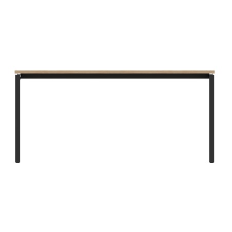 Tavolo Nova U in Melaminico - Dimensioni 160 x 80 x 74 cm – Colore Piano Acacia – Colore...