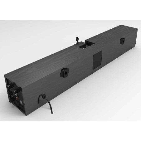 Sistema di videoconferenza SBC1B con soundbar, webcam e microfoni wireless. Colore Nero