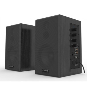 Coppia di casse preamplificate da 100W - Edu-100MIC Nere...