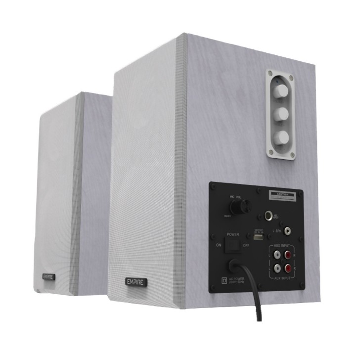 Coppia di casse preamplificate da 100W -...