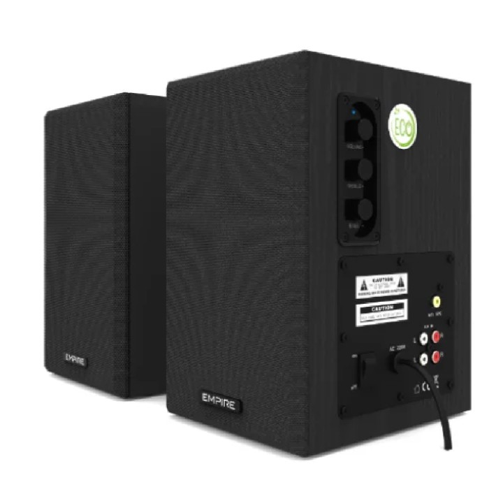 Coppia di casse preamplificate da 100W -...