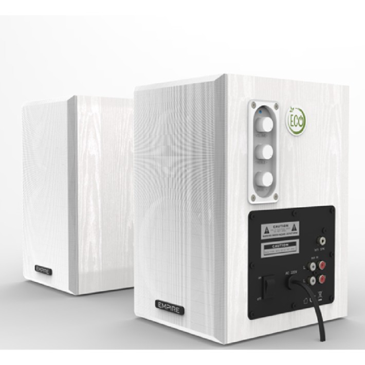 Coppia di casse preamplificate da 100W -...
