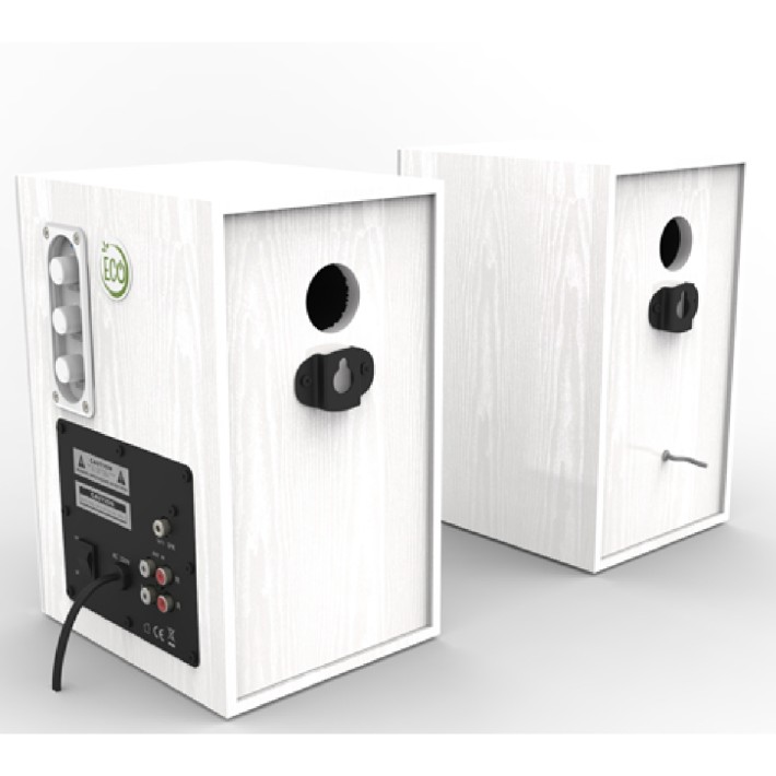 Coppia di casse preamplificate da 100W -...