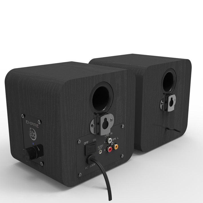Coppia di casse preamplificate da 70W - Studio...