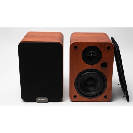Casse Audio - Aiwa ASP A200BR - Sistema d'Ascolto Bookshelf - 2 x 25 W
