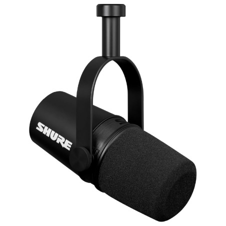 Microfono MV7X - Cardioide - con XLR - per Podcast - Nero