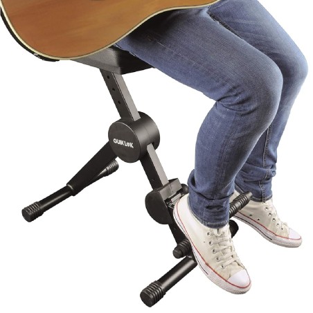 Sgabello per Musicisti - DX/749 - con Schienale e Poggiapiedi