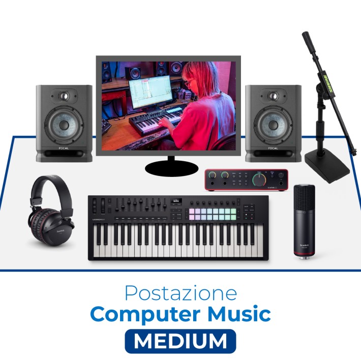 Postazione Computer Music Medium - con Bundle,...